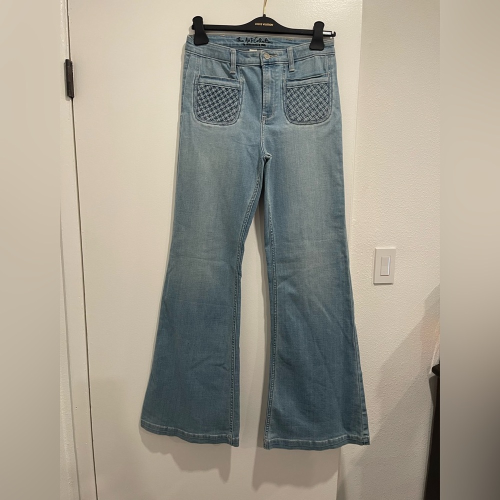 Abercrombie & Fitch Light Blue‎ Wide Leg Jeans